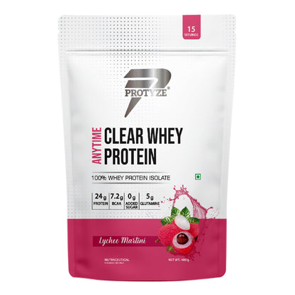 Anytime Clear Whey Protein, Lychee Martini 15 Servings