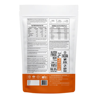 Anytime Clear Whey Protein, Orange Squash + Tritan Shaker with Breaker Ball.