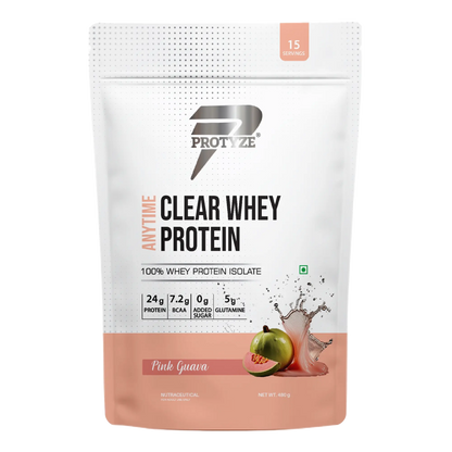 Anytime Clear Whey Protein, Pink Guava (15 Servings)