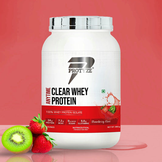 Anytime Clear Whey Protein, Strawberry Kiwi (30 Servings)